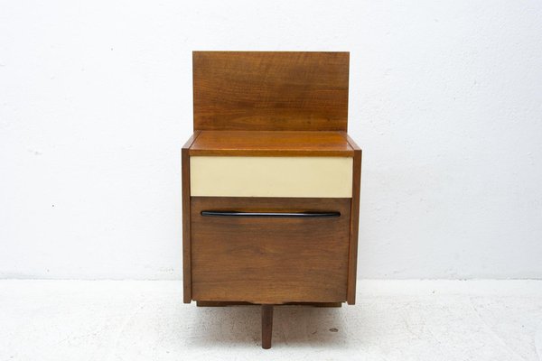 Mid-Century Modern Nightstand by Mojmir Fire, Czechoslovakia, 1960s-HXT-1324306