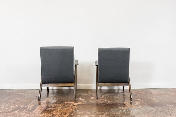 Mid-Century Modern Oak Armchairs, 1960s, Set of 2-IXL-1746939