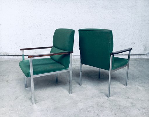 Mid-Century Modern Office Armchairs from Brune, Germany, 1960s, Set of 2-RQV-920163