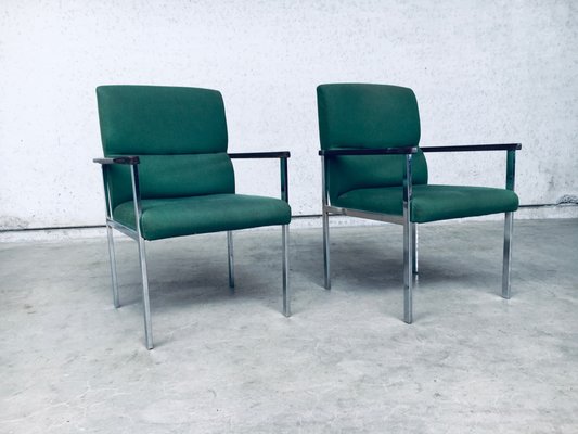 Mid-Century Modern Office Armchairs from Brune, Germany, 1960s, Set of 2-RQV-920163