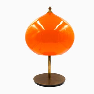 Mid-Century Modern Orange Glass Table Lamp by Alessandro Pianon for Vistosi, Italy, 1960s-TXN-1819374