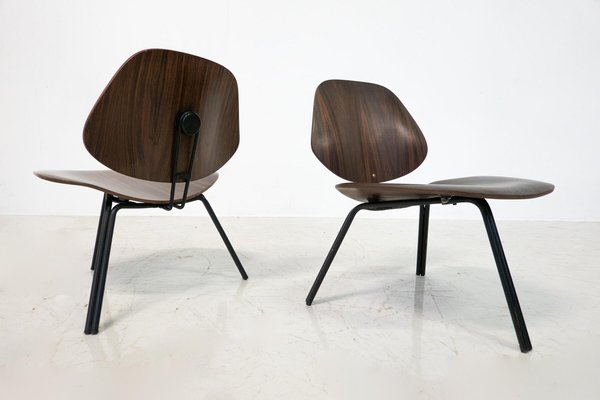 Mid-Century Modern P31 Chairs attributed to Osvaldo Borsani for Tecno, 1950s, Set of 2-FGA-1782274