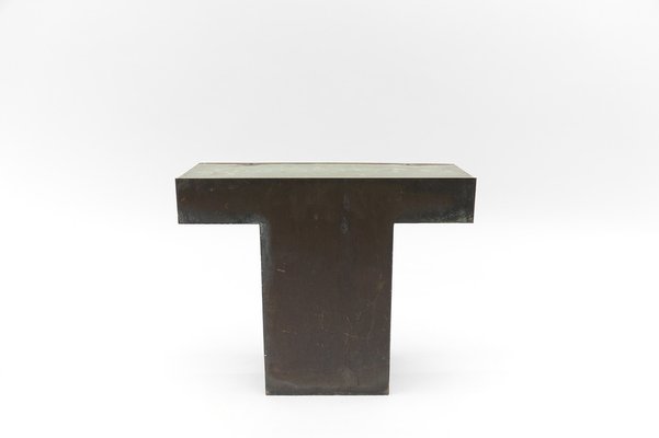 Mid-Century Modern Patinated Copper Letter T, 1960s-KQB-1736988