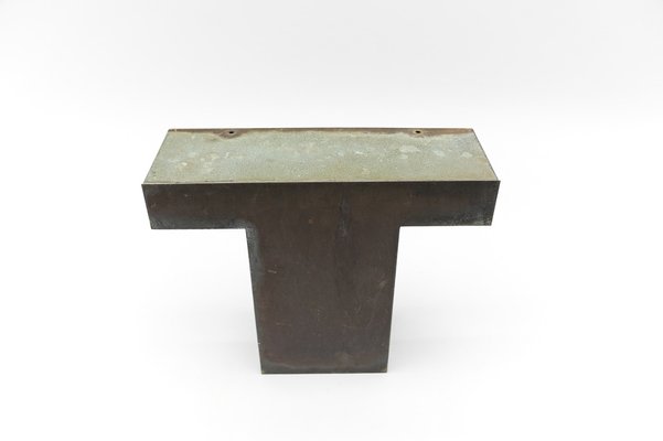 Mid-Century Modern Patinated Copper Letter T, 1960s-KQB-1736988