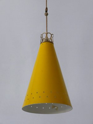 Mid-Century Modern Pendant Lamp, Germany, 1950s-WPT-2016307