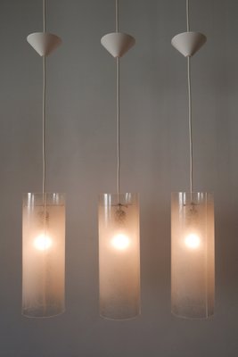 Mid-Century Modern Pendant Lamps attributed to Rupert Nikoll, Austria, 1970s, Set of 3-WPT-1815455