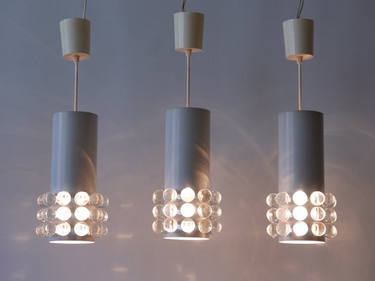 Mid-Century Modern Pendant Lamps, Germany, 1960s, Set of 3-WPT-1344546