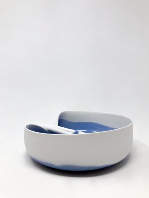 Mid-Century Modern Porcelain Dish attributed to Piet Stockmans, 1991-FGA-1733746