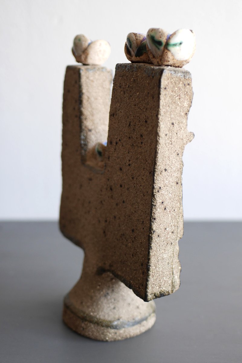 Mid-Century Modern Pottery Sculpture by Thomas Hellström for Nittsjö, Sweden, 1970s