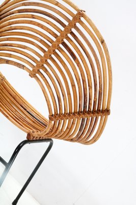 Mid-Century Modern Rattan Armchair by Dirk Van Sliedregt for Rohe, 1950s-MY-1451591