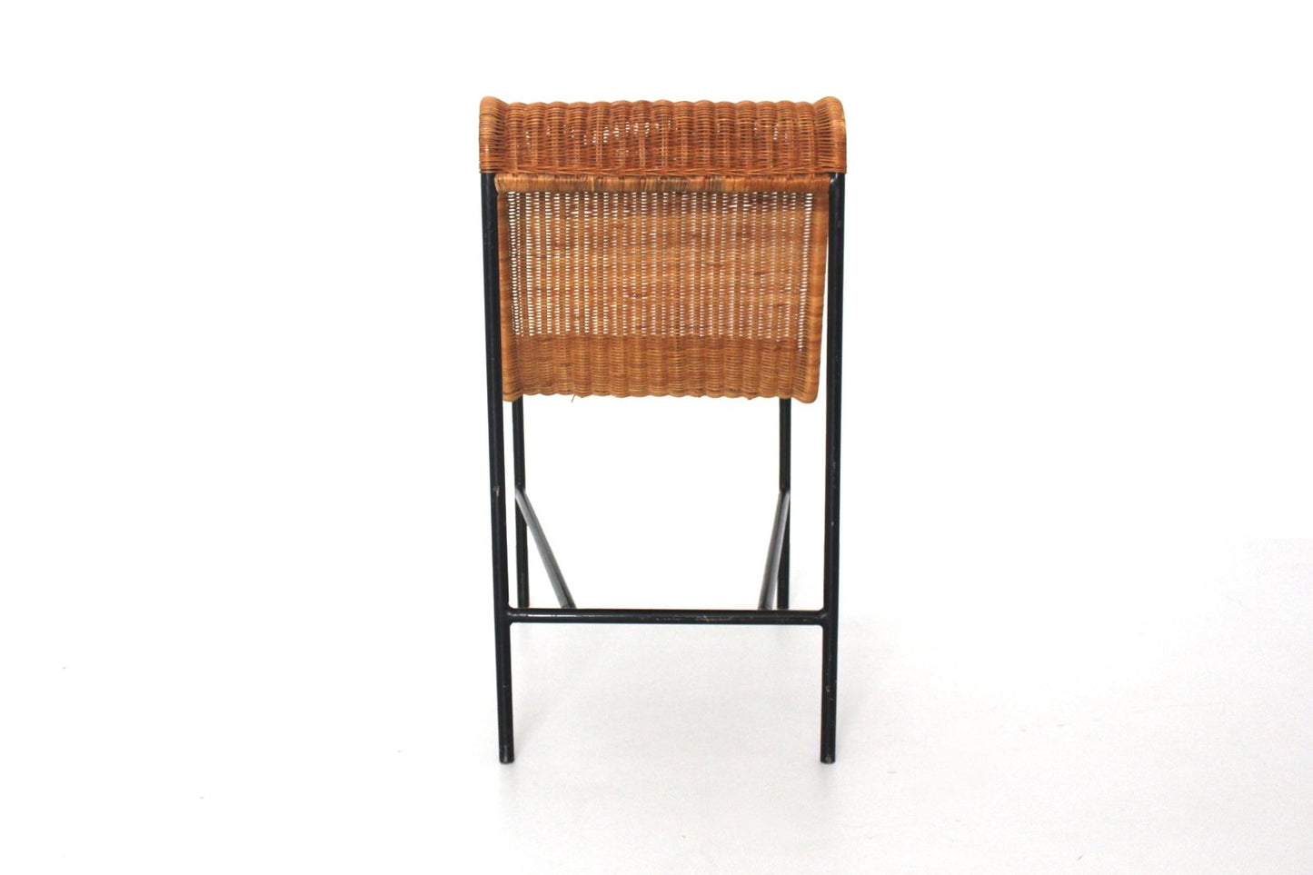 Mid-Century Modern Rattan Chair by Harold Cohen and Davis Pratt, 1953