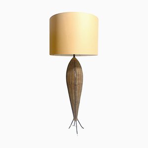 Mid-Century Modern Rattan Table Lamp-FGA-1722086