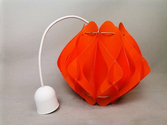 Mid-Century Modern Red Acrylic Pendant Lamp attributed to Milanda Havlova for Vest Leuchten, 1970s-SCS-1780287