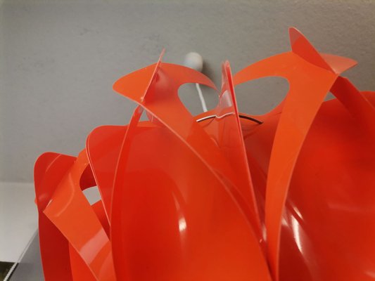 Mid-Century Modern Red Acrylic Pendant Lamp attributed to Milanda Havlova for Vest Leuchten, 1970s-SCS-1780287