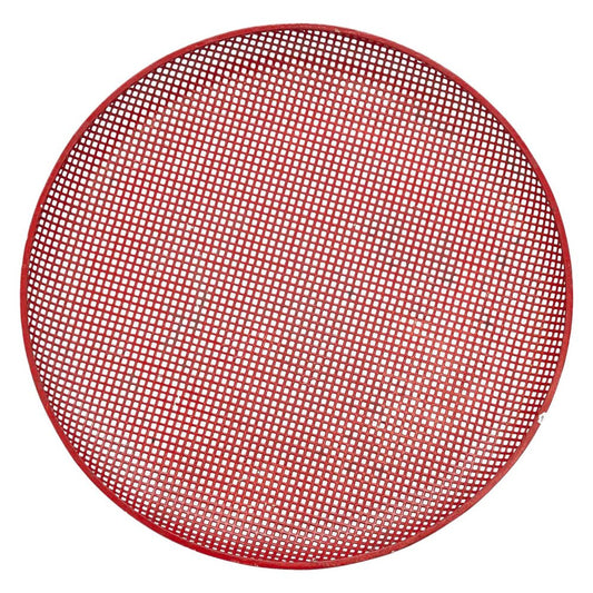 Mid-Century Modern Red Enameled Metal Plate attributed to Mathieu Matégot, 1950