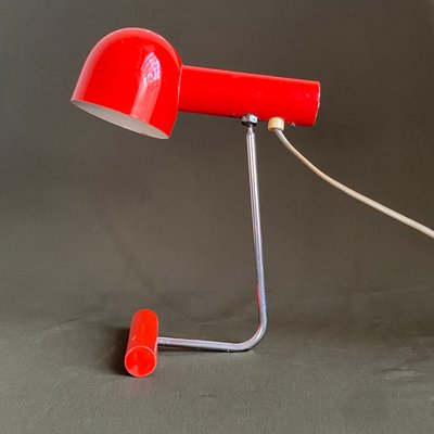 Mid-Century Modern Red Table Light, 1960s-HWV-1156273