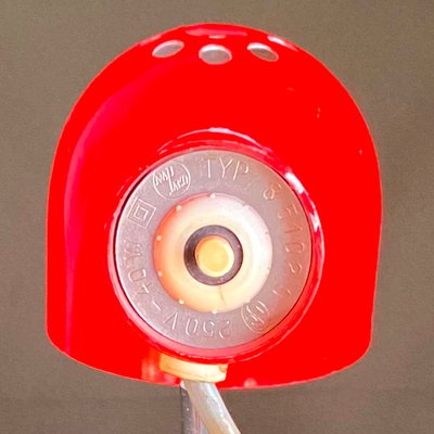 Mid-Century Modern Red Table Light, 1960s-HWV-1156273