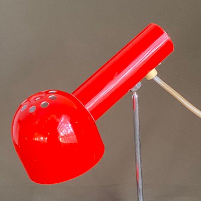 Mid-Century Modern Red Table Light, 1960s-HWV-1156273