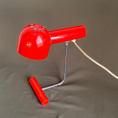 Mid-Century Modern Red Table Light, 1960s-HWV-1156273