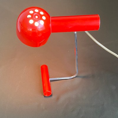 Mid-Century Modern Red Table Light, 1960s-HWV-1156273