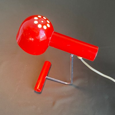 Mid-Century Modern Red Table Light, 1960s-HWV-1156273