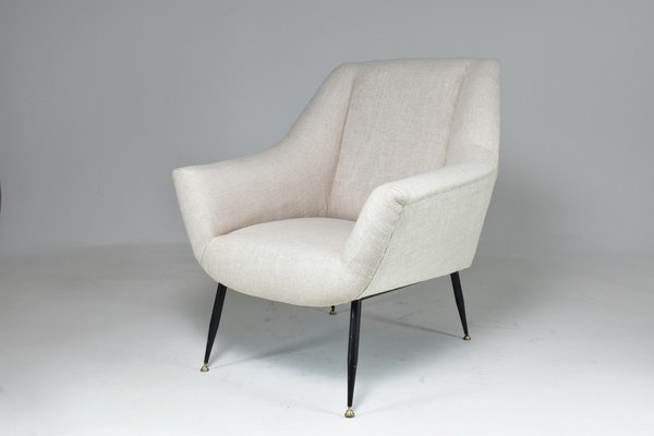 Mid-Century Modern Restored Armchair, 1950s-GXL-1342475