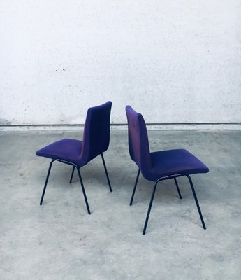 Mid-Century Modern Robin Chair Set by Pierre Guariche for Meurop, Belgium, 1950s, Set of 2-RQV-1327516