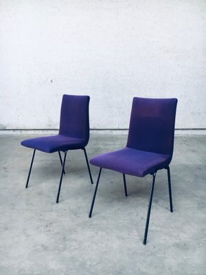 Mid-Century Modern Robin Chair Set by Pierre Guariche for Meurop, Belgium, 1950s, Set of 2-RQV-1327516