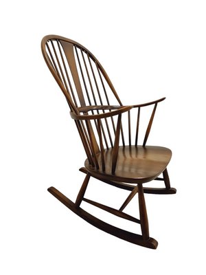 Mid-Century Modern Rocking Chair attributed to Lucian Ercolani for Ercol-SAK-1772525