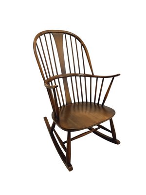 Mid-Century Modern Rocking Chair attributed to Lucian Ercolani for Ercol-SAK-1772525