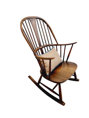 Mid-Century Modern Rocking Chair attributed to Lucian Ercolani for Ercol-SAK-1772525