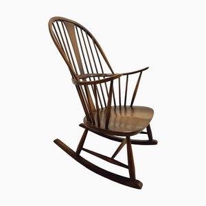 Mid-Century Modern Rocking Chair attributed to Lucian Ercolani for Ercol-SAK-1772525