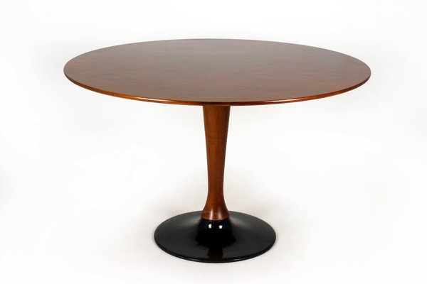 Mid-Century Modern Round Ash Dining Table from Drevotvar, 1960s-WVS-2040247