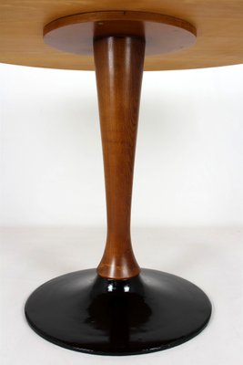 Mid-Century Modern Round Ash Dining Table from Drevotvar, 1960s-WVS-2040247