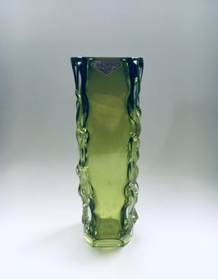 Mid-Century Modern Russian Crystal Art Glass Vase, Russia, 1960s-RQV-1179120