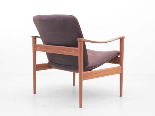 Mid-Century Modern Scandinavian 711 Lounge Chair by Fredrik Kayser-PI-1276103