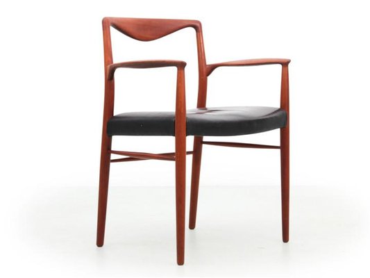 Mid-Century Modern Scandinavian Armchair in Teak attributed to Kai Lyngfeldt-Larsen, 1960s-PI-1792669