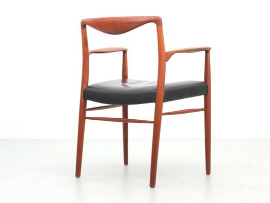 Mid-Century Modern Scandinavian Armchair in Teak attributed to Kai Lyngfeldt-Larsen, 1960s-PI-1792669