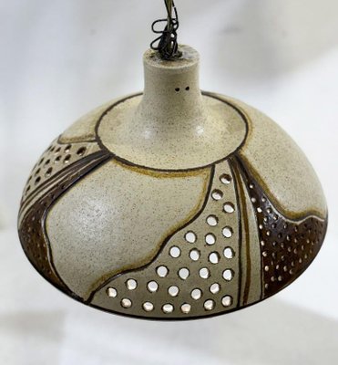 Mid-Century Modern Scandinavian Ceramic Pendant Lamp, 1960s-FGA-1732559