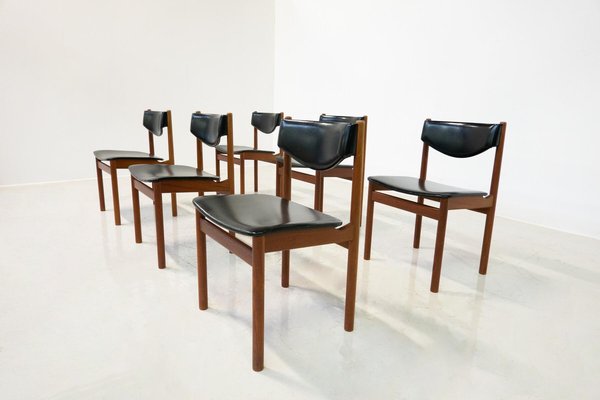 Mid-Century Modern Scandinavian Chairs, 1960s, Set of 6-FGA-1783037