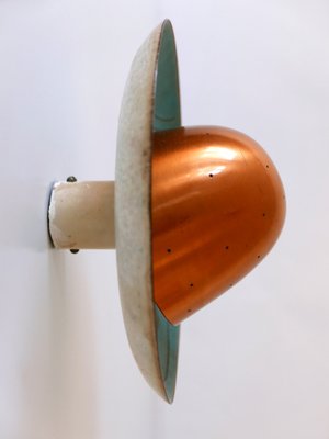 Mid-Century Modern Scandinavian Copper Sconces, 1960s, Set of 3-WPT-1109336