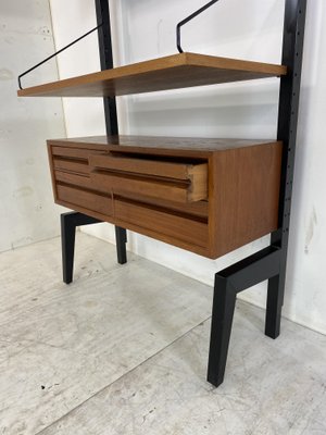 Mid-Century Modern Scandinavian Freestanding Wall Unit by Paul Cadovius for Cado, 1960s-DE-1393458