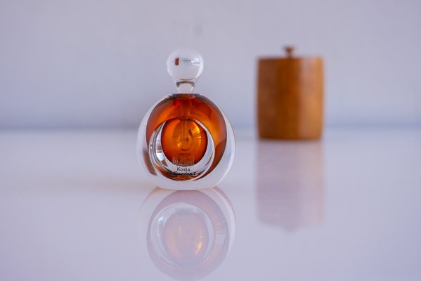 Mid-Century Modern Scandinavian Sommerso Crystal Ventana Perfume Flacon by Mona Morales Kosta, 1960s-JIE-2019740