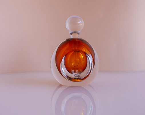 Mid-Century Modern Scandinavian Sommerso Crystal Ventana Perfume Flacon by Mona Morales Kosta, 1960s-JIE-2019740