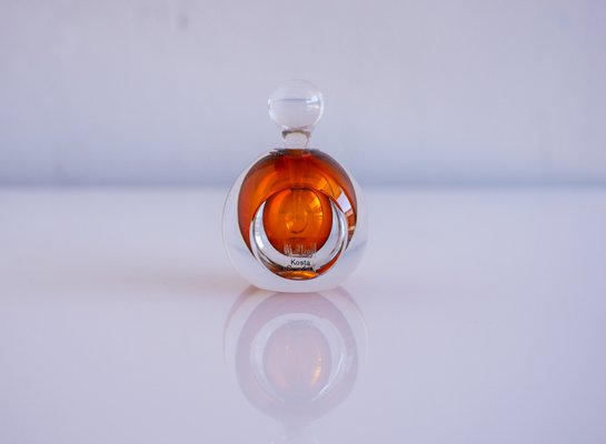 Mid-Century Modern Scandinavian Sommerso Crystal Ventana Perfume Flacon by Mona Morales Kosta, 1960s-JIE-2019740