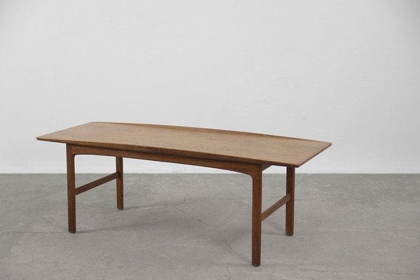 Mid-Century Modern Scandinavian Teak Coffee Table, 1950s-ZAA-831815