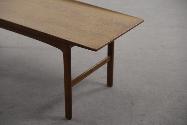 Mid-Century Modern Scandinavian Teak Coffee Table, 1950s-ZAA-831815