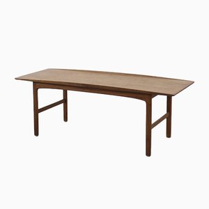 Mid-Century Modern Scandinavian Teak Coffee Table, 1950s-ZAA-831815