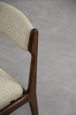 Mid-Century Modern Scandinavian Teak Dining Chairs, 1960s, Set of 4-ZAA-1172035