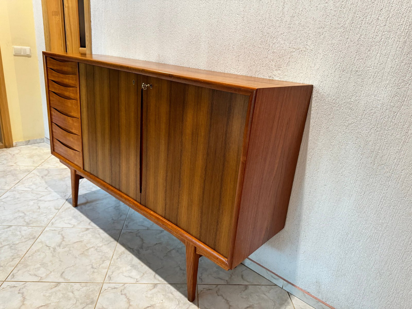 Mid-Century Modern Scandinavian Teak Sideboard by Torbjørn Afdal, 1960s